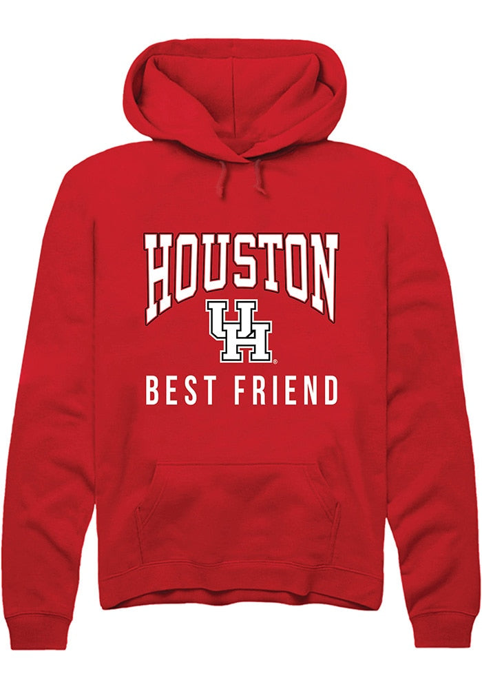 Houston Cougars Mens Red Best Friend Hoodie