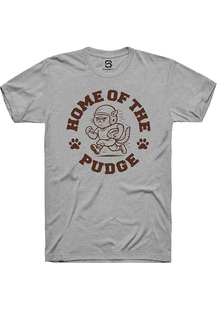 Unisex Sport Grey Home Of The Pudge Angry Short Sleeve T-Shirt