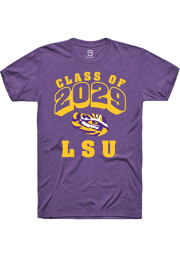 LSU Tigers Purple Class of 2029 Short Sleeve T-Shirt