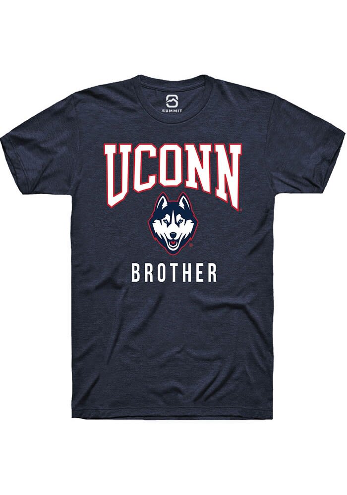 UConn Huskies Unisex Brother Heather Navy Short Sleeve T-Shirt
