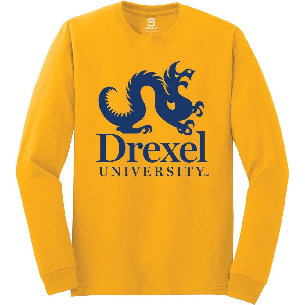 Drexel Dragons Gold Academic Long Sleeve T-Shirt