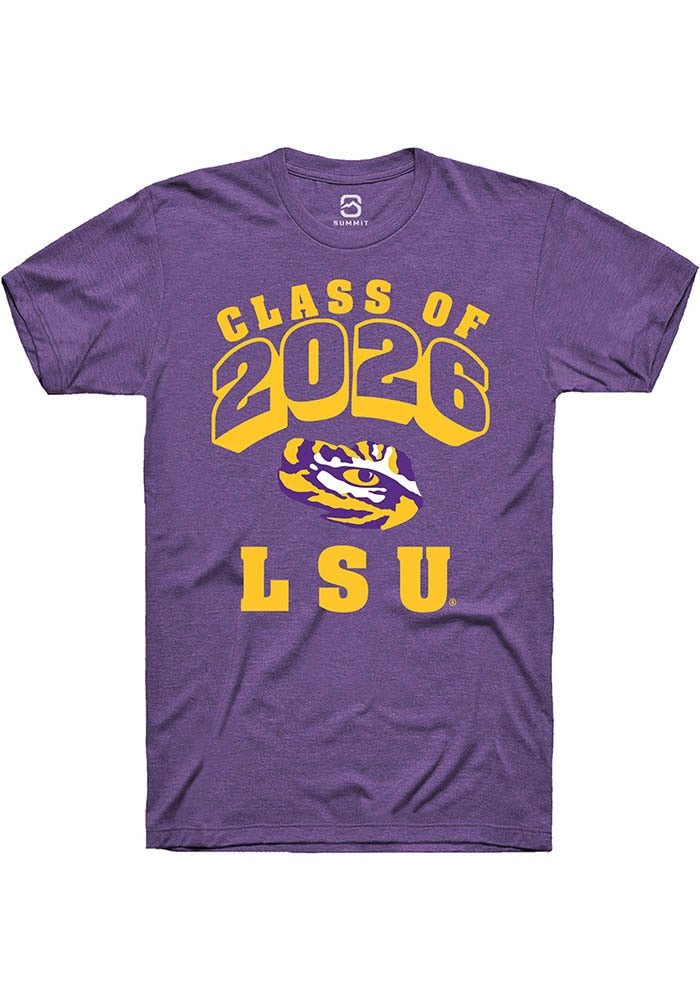 LSU Tigers Purple Class of 2026 Short Sleeve T-Shirt