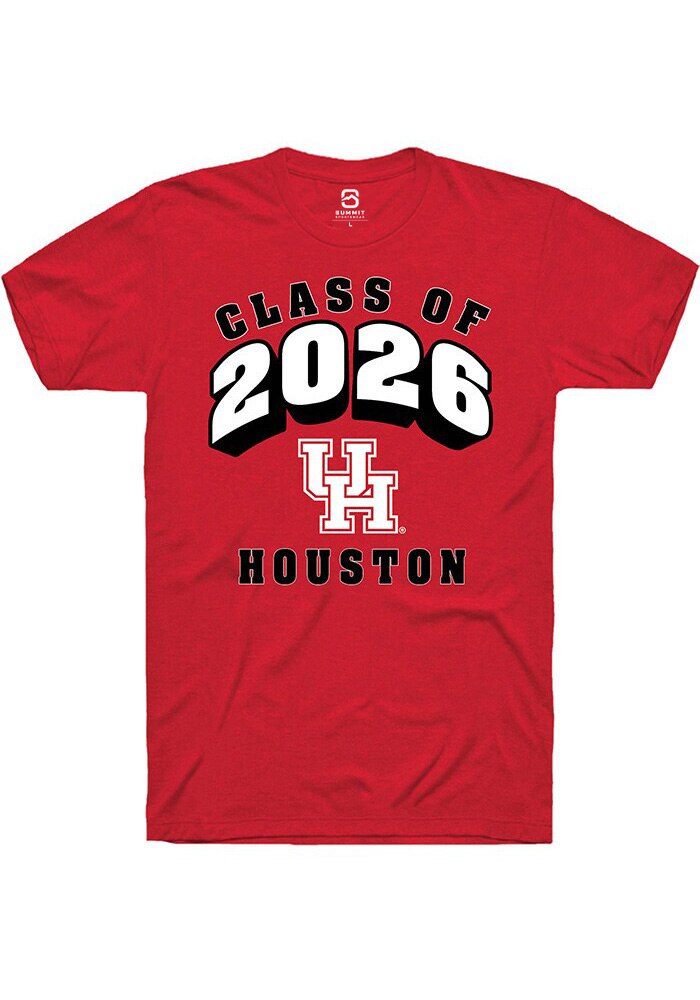 Houston Cougars Red Class of 2026 Short Sleeve T-Shirt