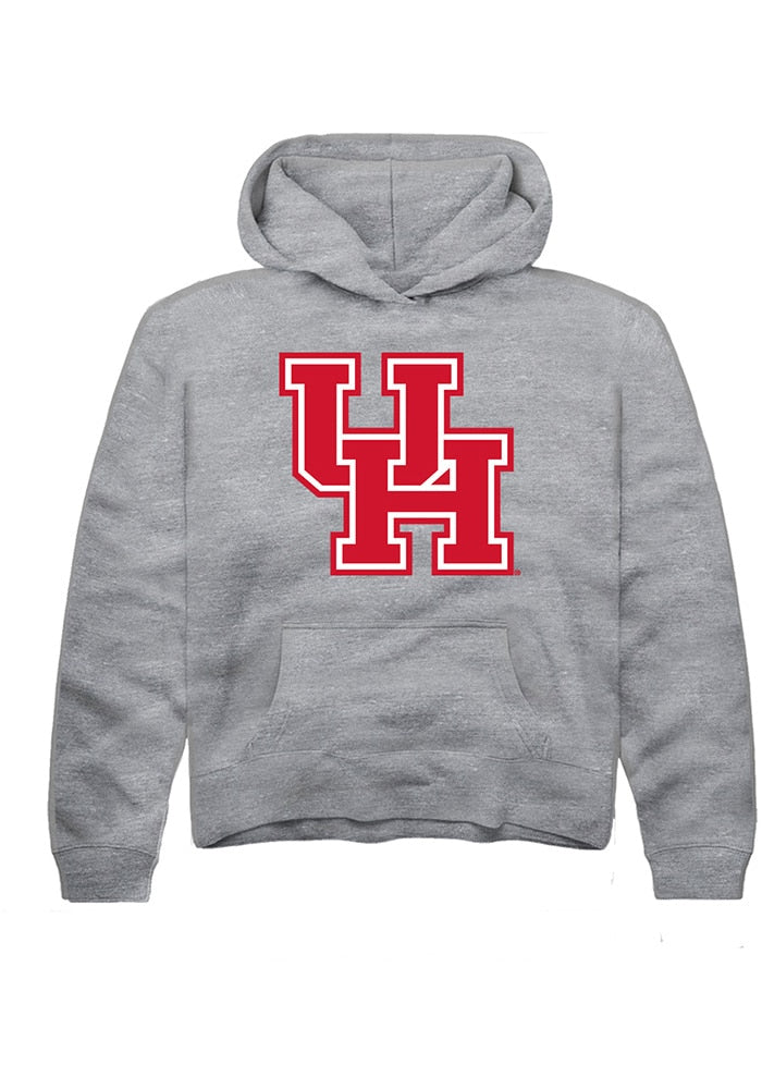 Houston Cougars Boys Graphite Heather Primary Logo Hoodie