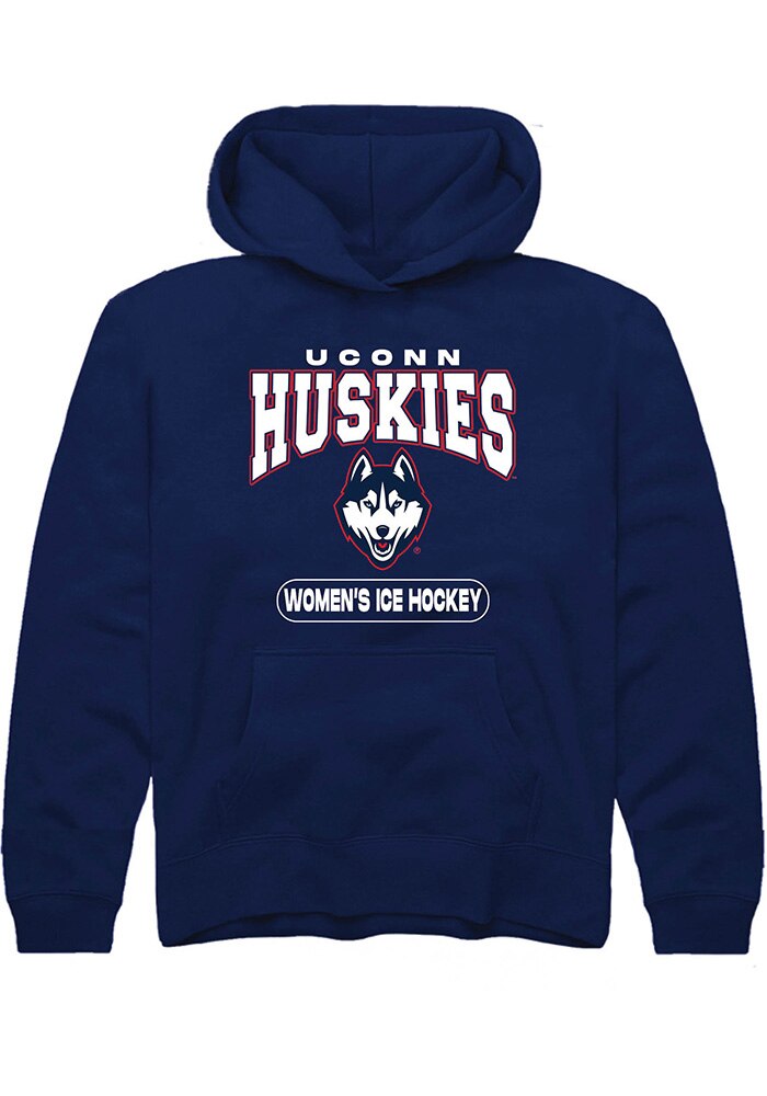 UConn Huskies Youth Womens Ice Hockey Navy Hoodie