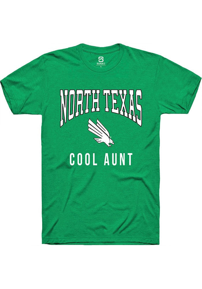 North Texas Mean Green Kelly Green Cool Aunt Short Sleeve T-Shirt