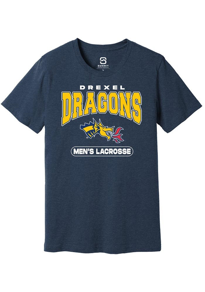 Drexel Dragons Navy Blue Lacrosse Short Sleeve T-Shirt