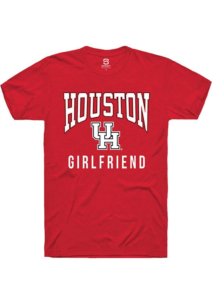 Houston Cougars Red Girlfriend Short Sleeve T-Shirt