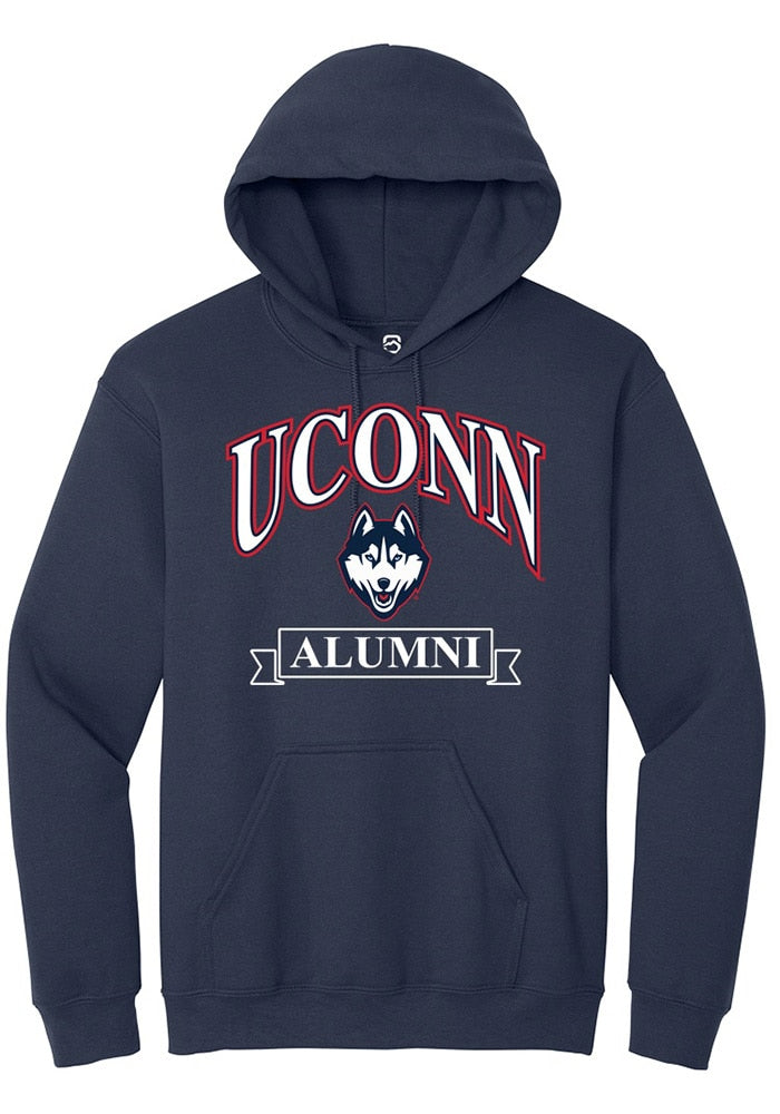 UConn Huskies Unisex Alumni Banner Navy Hoodie