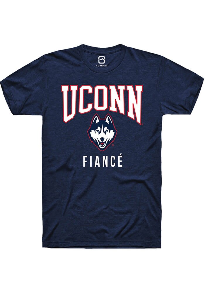 UConn Huskies Unisex Fiance Navy Short Sleeve T-Shirt