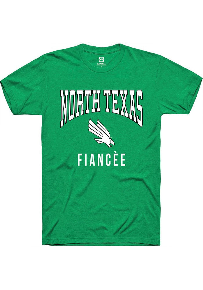 North Texas Mean Green Kelly Green Fiancée Short Sleeve T-Shirt