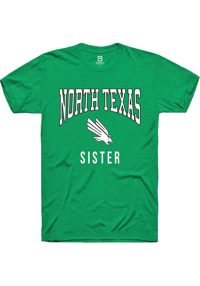 North Texas Mean Green Kelly Green Sister Short Sleeve T-Shirt