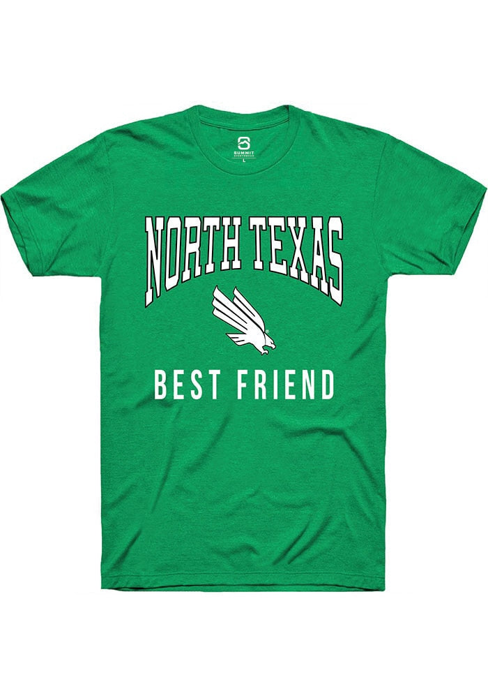 North Texas Mean Green Kelly Green Best Friend Short Sleeve T-Shirt