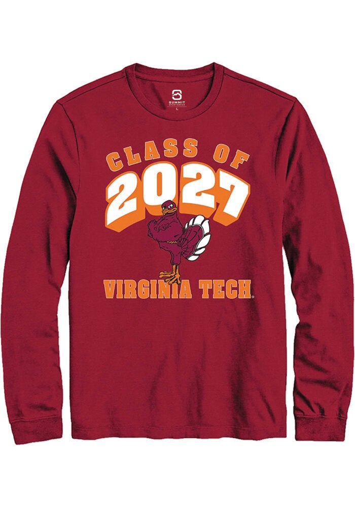 Virginia Tech Hokies Maroon Class of 2027 Long Sleeve T-Shirt