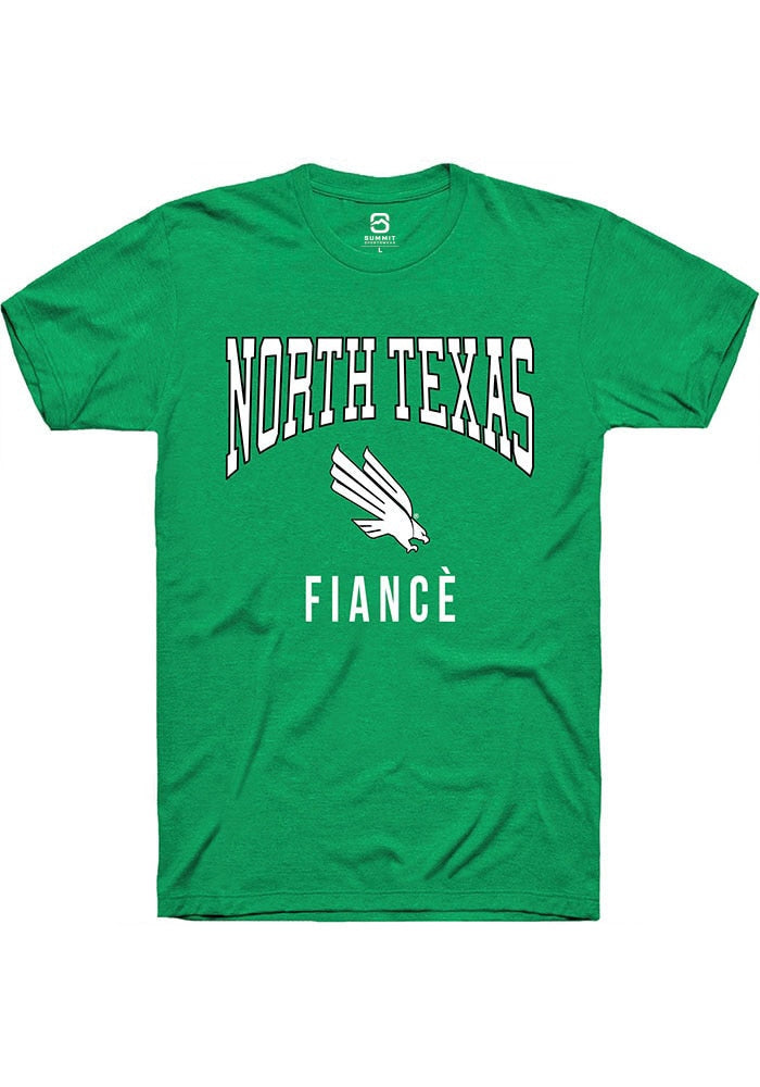 North Texas Mean Green Kelly Green Fiancé Short Sleeve T-Shirt