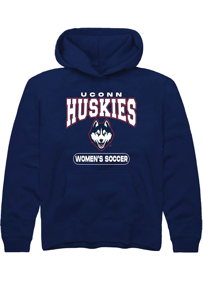 UConn Huskies Youth Womens Soccer Navy Hoodie