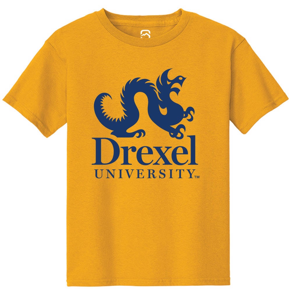 Drexel Dragons Youth Gold Academic Short Sleeve T-Shirt