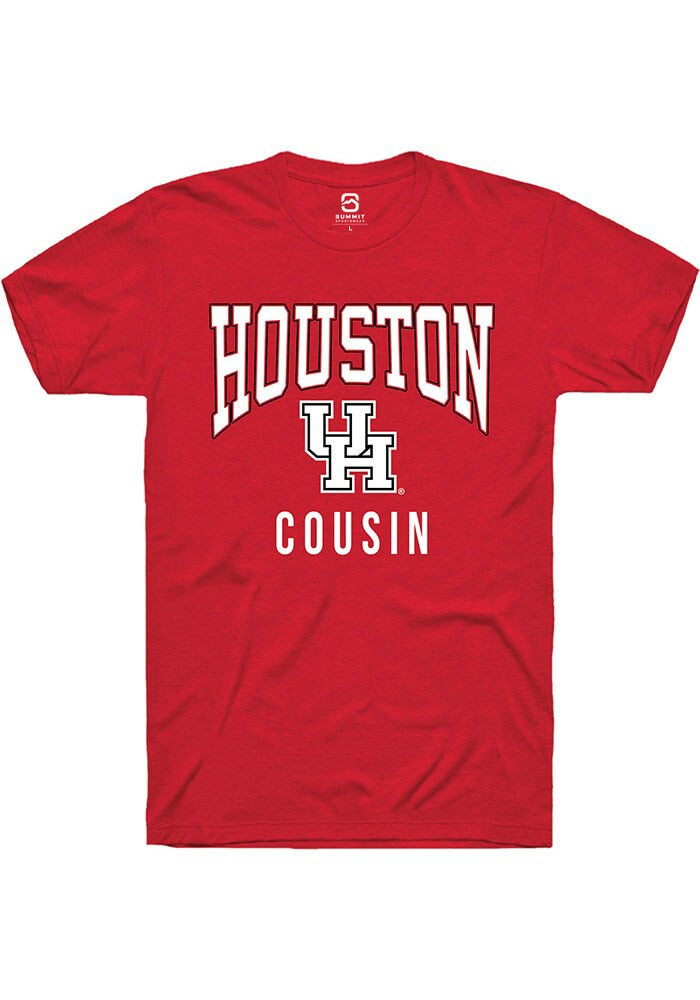 Houston Cougars Red Cousin Short Sleeve T-Shirt