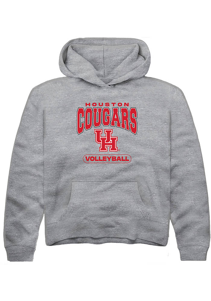 Houston Cougars Boys Graphite Heather Volleyball Hoodie