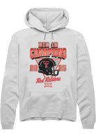 Texas Tech Red Raiders Unisex White 2025 Big 12 Football Champions Hoodie
