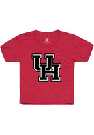 Houston Cougars Youth Red Primary Logo Short Sleeve T-Shirt