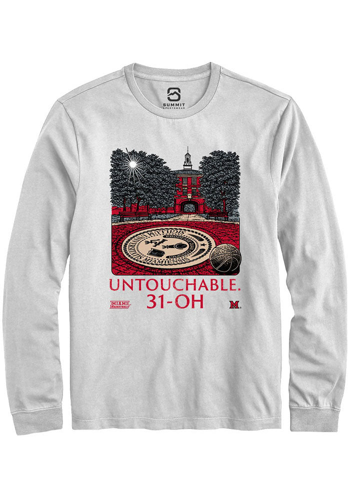 Miami Of Ohio Redhawks Unisex White Untouchable Long Sleeve T-Shirt