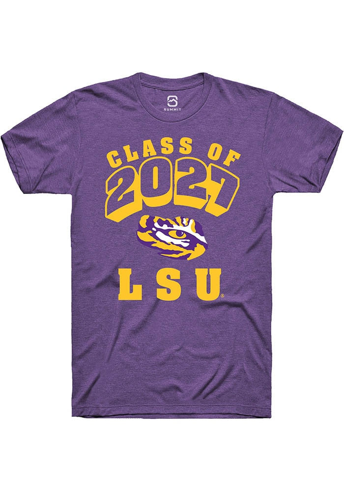 LSU Tigers Purple Class of 2027 Short Sleeve T-Shirt