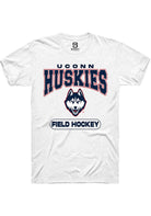 UConn Huskies Unisex Field Hockey White Short Sleeve T-Shirt
