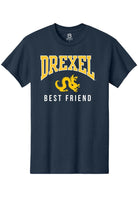 Drexel Dragons Navy Blue Best Friend Short Sleeve T-Shirt