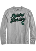 Michigan State Spartans Grey RAISING MASCOTS Long Sleeve T-Shirt