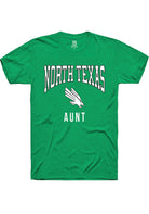 North Texas Mean Green Kelly Green Aunt Short Sleeve T-Shirt