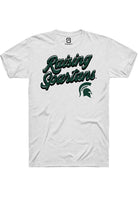 Michigan State Spartans White RAISING MASCOTS Short Sleeve T-Shirt