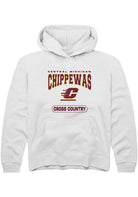 Central Michigan Chippewas Youth White Cross Country Long Sleeve Hoodie