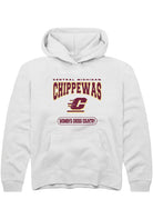 Central Michigan Chippewas Youth White Women's Cross Country Long Sleeve Hoodie