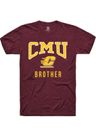 Central Michigan Chippewas Maroon Brother Short Sleeve T-Shirt