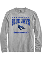 Creighton Bluejays Grey Baseball Long Sleeve T-Shirt