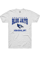 Creighton Bluejays White Golf Short Sleeve T-Shirt