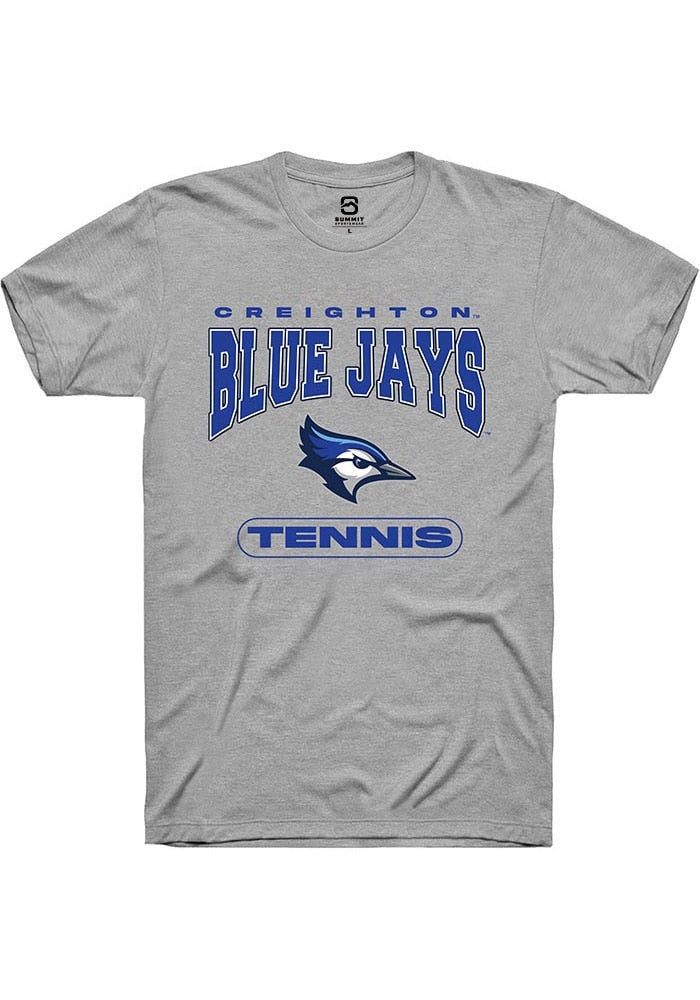 Creighton Bluejays Grey Tennis Short Sleeve T-Shirt