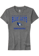 Creighton Bluejays Womens Grey Women's Basketball Short Sleeve T-Shirt