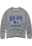 Creighton Bluejays Mens Grey Women's Cross Country/Track Long Sleeve Crew Sweatshirt