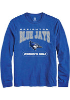 Creighton Bluejays Blue Women's Golf Long Sleeve T-Shirt