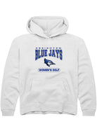 Creighton Bluejays Youth White Women's Golf Long Sleeve Hoodie
