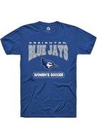 Creighton Bluejays Navy Blue Women's Soccer Short Sleeve T-Shirt