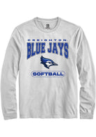 Creighton Bluejays White Softball Long Sleeve T-Shirt