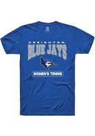 Creighton Bluejays Blue Women's Tennis Short Sleeve T-Shirt