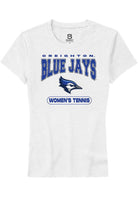 Creighton Bluejays Womens White Women's Tennis Short Sleeve T-Shirt