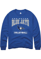 Creighton Bluejays Mens Blue Volleyball Long Sleeve Crew Sweatshirt