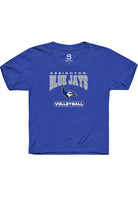 Creighton Bluejays Youth Blue Volleyball Short Sleeve T-Shirt