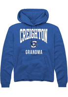 Creighton Bluejays Mens Blue Grandma Long Sleeve Hoodie