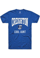 Creighton Bluejays Blue Cool Aunt Short Sleeve T Shirt
